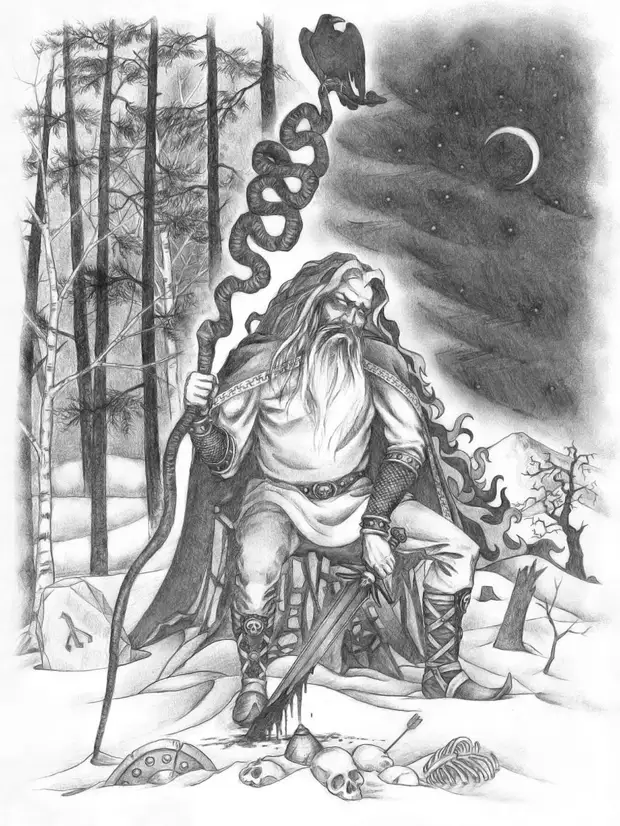 Лики славянских богов. Чернобог