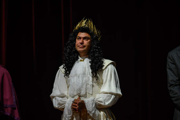 Николай Цискаридзе в роли Людовика XIV