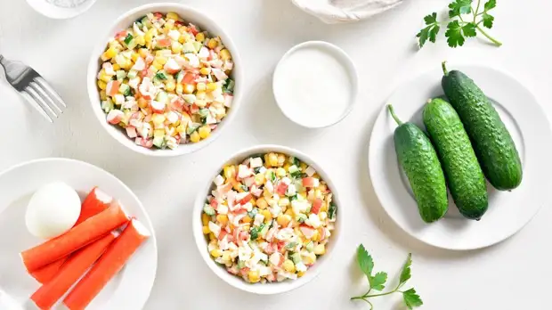 Аналитики подсчитали индексы крабового салата и мимозы