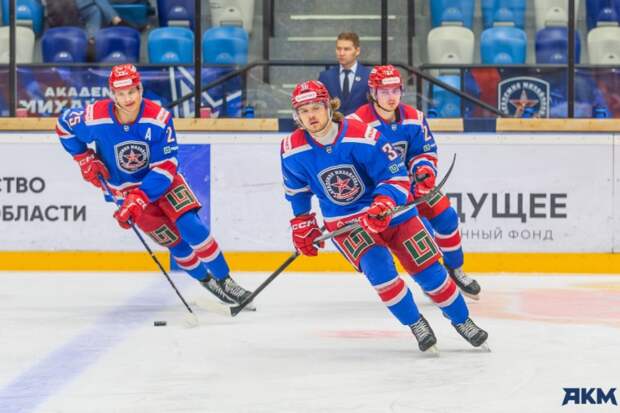 «Ижсталь» ведёт 5:1 у тульского АКМ после второго периода