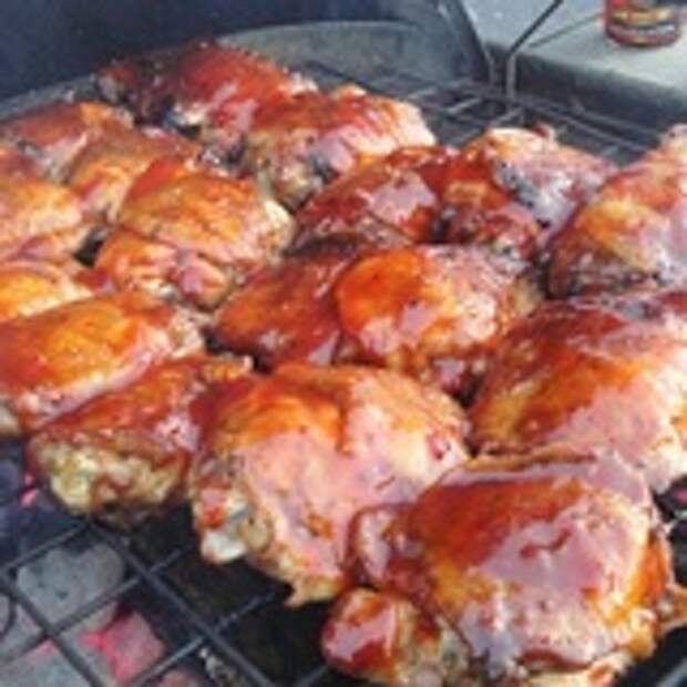 Курица на Гриле под Банановым Соусом ! ! !