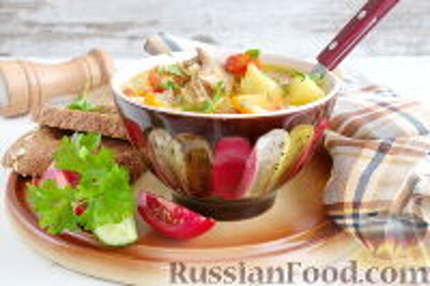 Фото к рецепту: Мастава (узбекский суп)