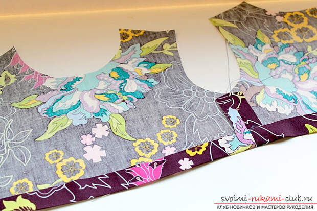 Пошив платья для дочки своими руками по инструкции с фото. Фото №13