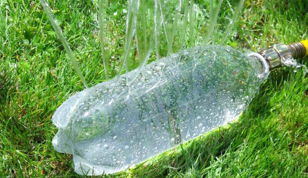 Насадка-разбрызгиватель из пластиковой бутылки