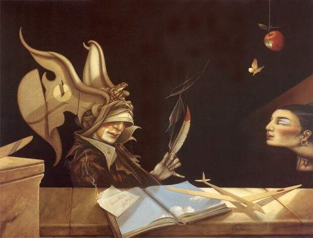 Художник Майкл Паркес - основатель жанра магического реализма в живописи.