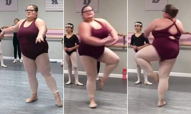 15-летняя балерина поразила интернет своей грацией и... размером! балет, вес не проблема, сильные духом, танцовщица