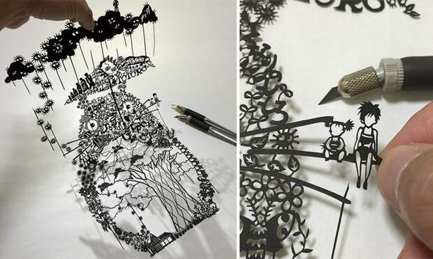 Бумажные кружева: невероятная тонкость и изящество бумажного ажура от японского мастера