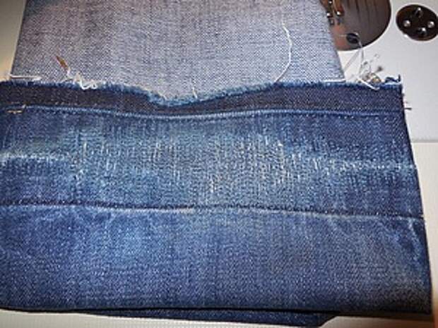 Ремонт изношенной подгибки у джинсов | Ярмарка Мастеров - ручная работа, handmade