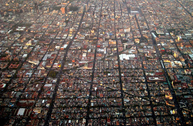 6. Мехико — огромный город   в мире, люди, мексика, миф