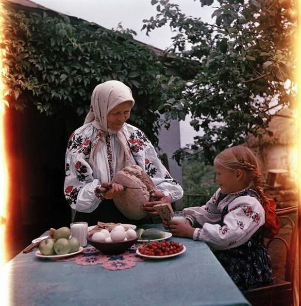 Завтрак в украинском селе СССР, история, люди, трудовые будни