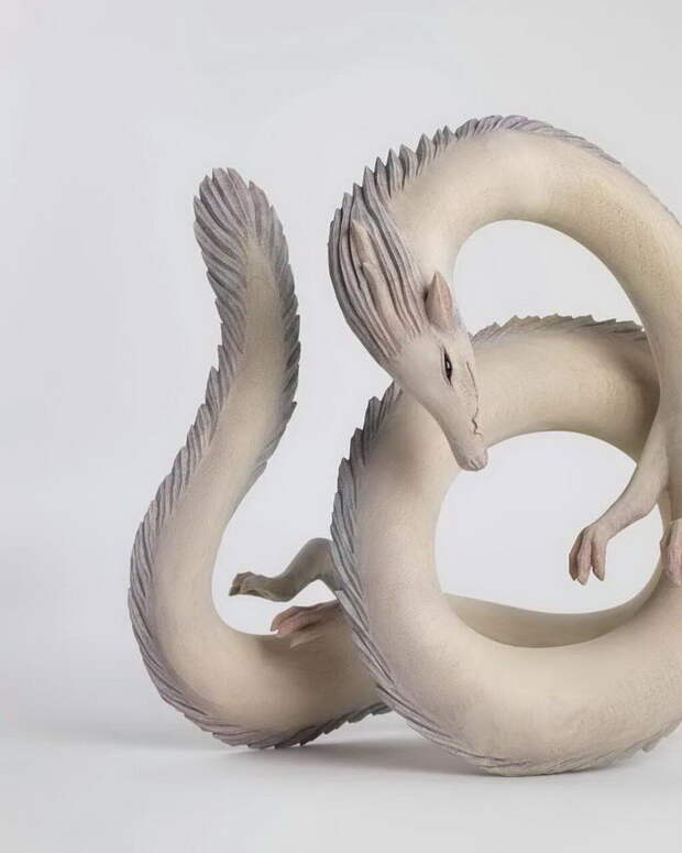 Белые скульптуры Yoshimasa Tsuchiya