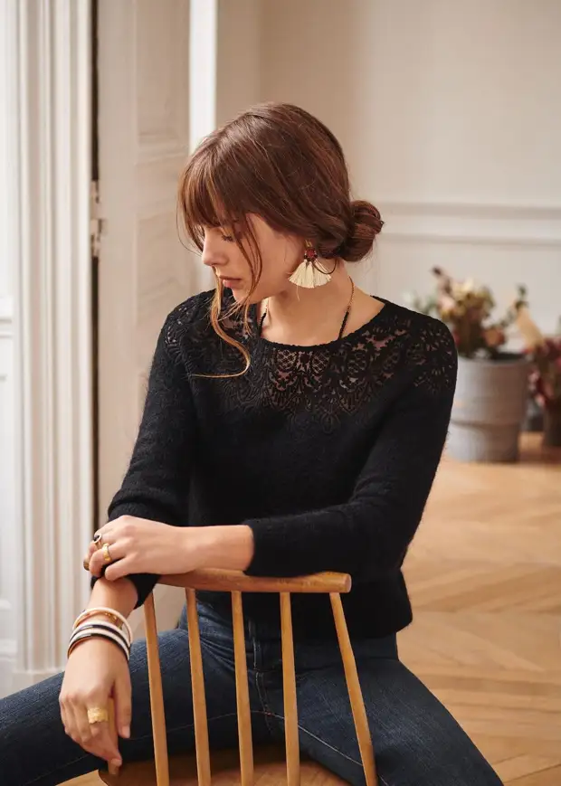 Как стильно носить ажурный джемпер: 13 крутых примеров