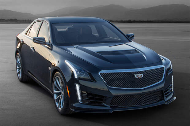 Cadillac CTS-V создан, чтобы конкурировать с Audi S6, BMW M5 и Mercedes AMG.