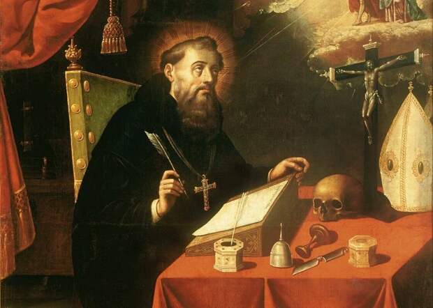 Отец церкви, св. Аврелий Августин (Иллюстрация из открытых источников)