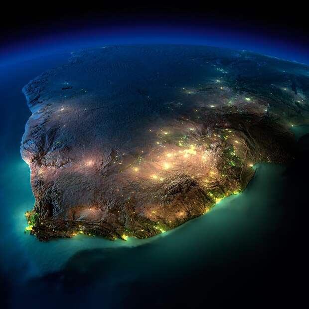 Zemlya nochyu foto iz kosmosa 9