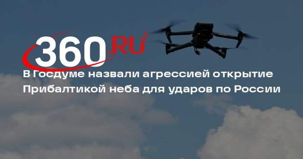 Шеремет: страны Балтии причастны к атакам украинских БПЛА, если открывают небо