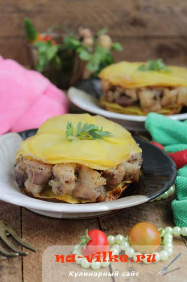 Картофель Анна с мясом