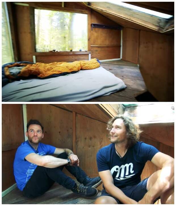 Спальня находится на втором этаже, где возникает ощущение, что живешь в домике на дереве (Олимпия, США). Спальня находится на втором этаже, где возникает ощущение, что живешь в домике на дереве (Олимпия, США).