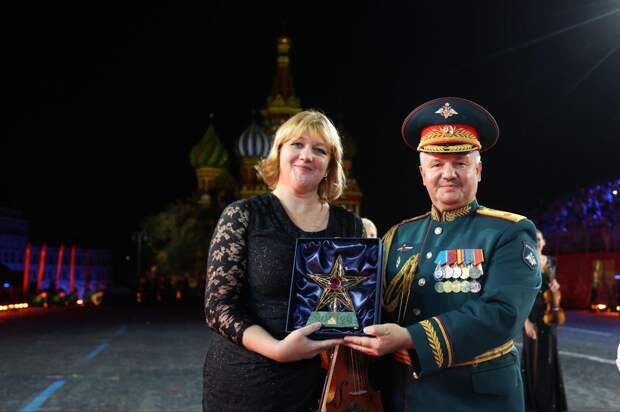Главная награда фестиваля Спасская башня 2022, фото Андрей Голованов, пресс-служба Спасской башни