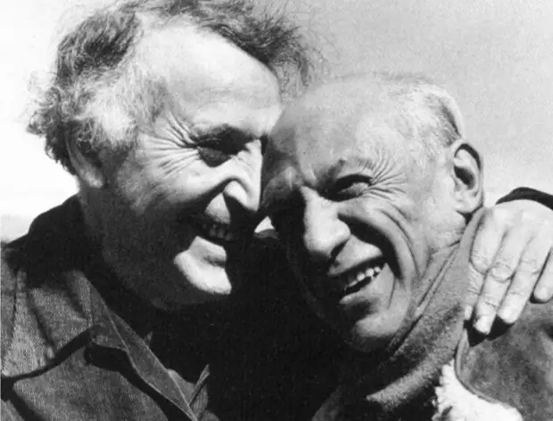 Шагал и Пикассо. \ Фото: leregardlibre.com.