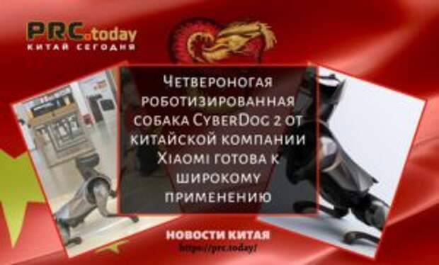 Четвероногая роботизированная собака CyberDog 2 от китайской компании Xiaomi готова к широкому применению