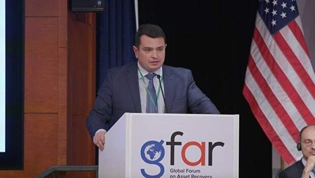 Директор НАБУ Артем Сытник на закрытии Глобального форума по возврату активов в Вашингтоне
