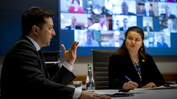 Зеленский провёл видеовстречу с американскими конгрессменами