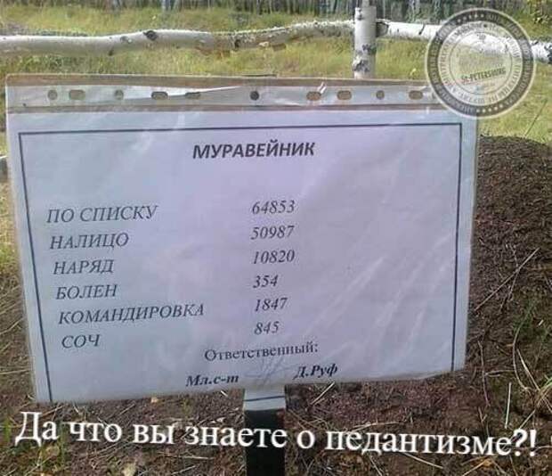 Да что вы знаете о педантизме!?