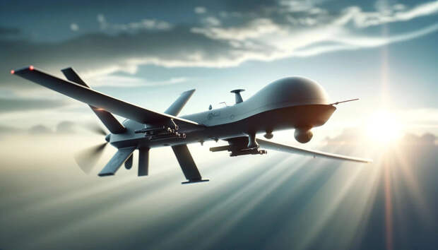 В Новороссийске засняли пролет украинского беспилотника между домами