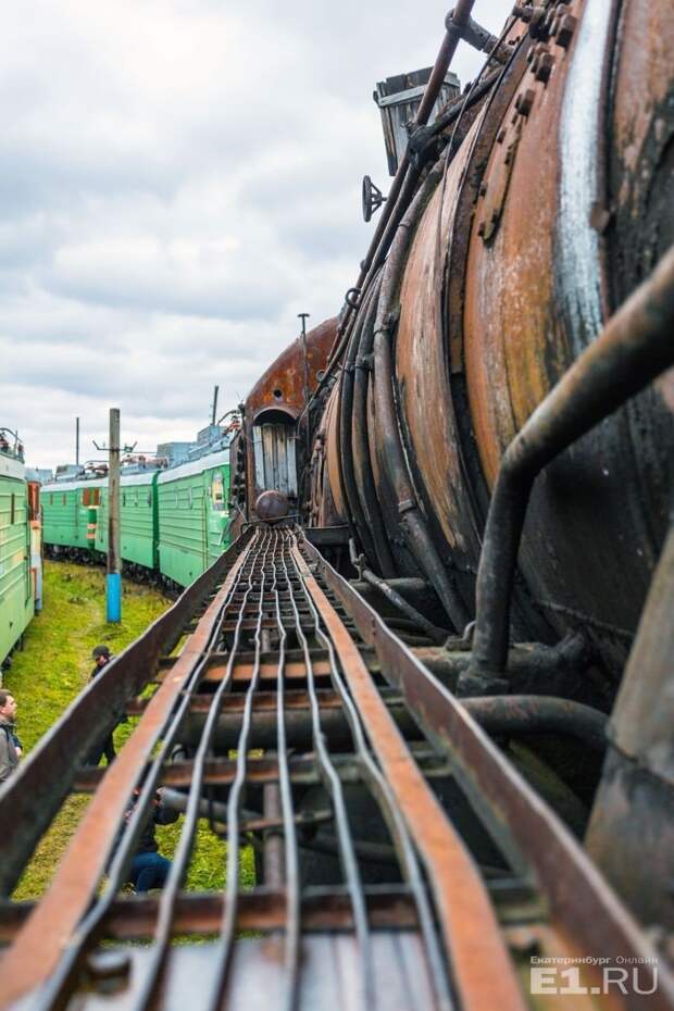 Фоторепортаж с секретной базы на Урале, где хранятся старинные поезда история, поезда, раритет, ржд