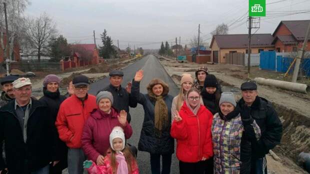 В Омской области отремонтировали дорогу, на которую жители жаловались Меркель