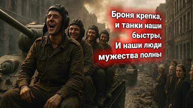 🔩 «Марш советских танкистов» — песня брони, стали и сердца. Братья Покрасс, Борис Ласкин