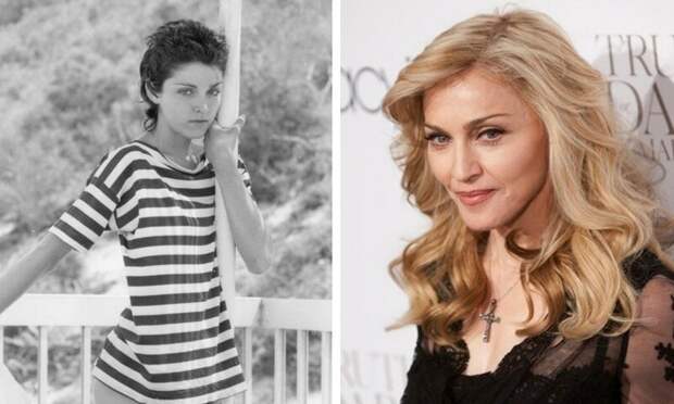 Мадонна (60 лет) актер, актриса, знаменитости, молодость, тогда и сейчас, фото