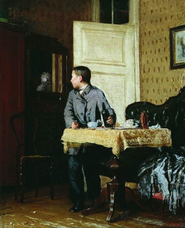 Василий Максимов. «По примеру старших». 1864 г. Василий Максимов. «По примеру старших». 1864 г.