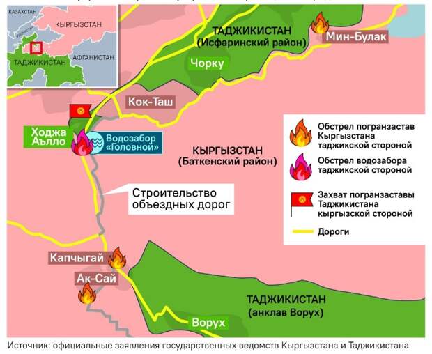 Киргизия и Таджикистан. 30.04.2021