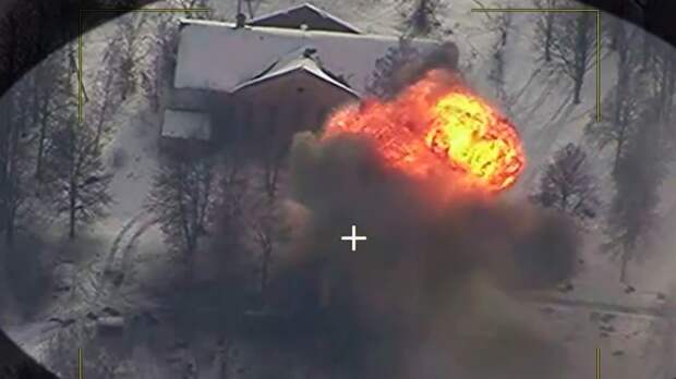 «Герани» разнесли склад с украинскими беспилотниками в Сумской области