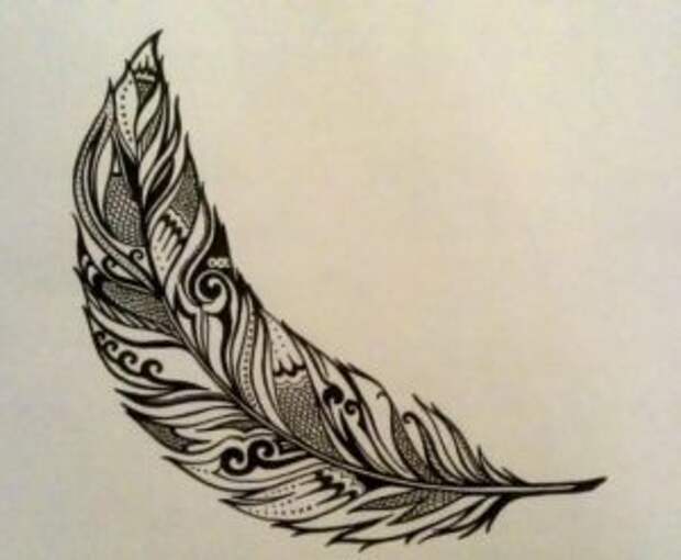 Значение татуировки перо