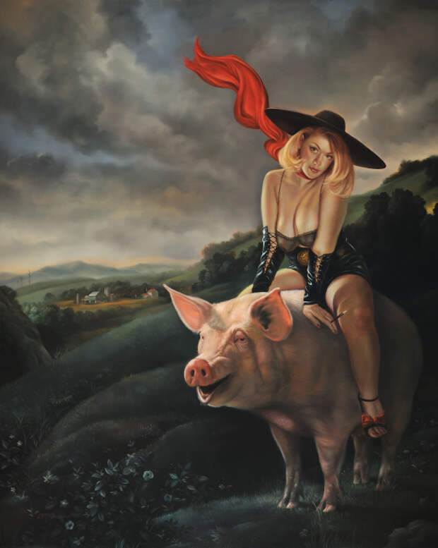 Поездка в город. Автор: David Michael Bowers.