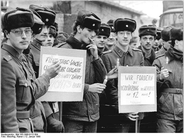 Cottbus, Soldatendemonstration