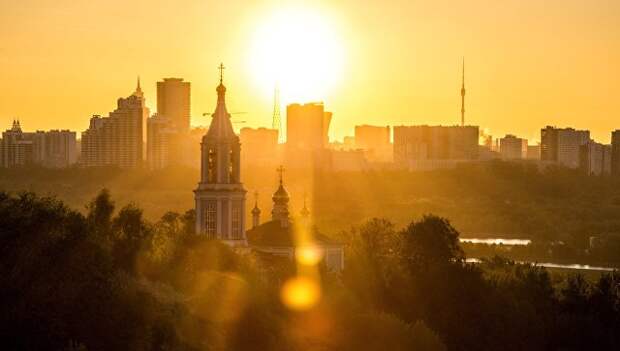 Вид на Москву