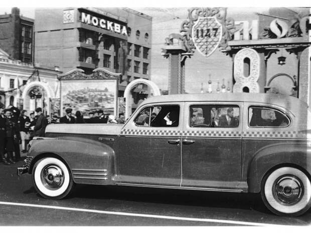 Фото 1947 г. Д. Бальтерманца москва, московское такси, ретро фото, такси