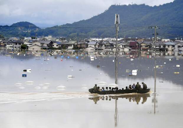 Наводнение в Японии 2018