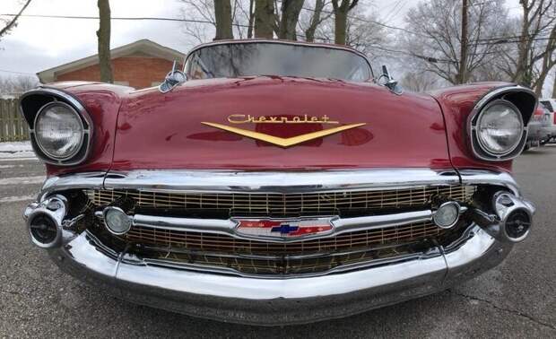 Вот так теперь выглядит отреставрированный Chevrolet Bel Air 1957 