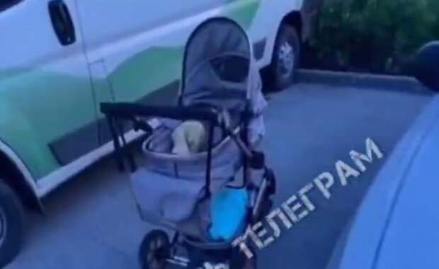 В Туле на парковке нашли младенца в коляске