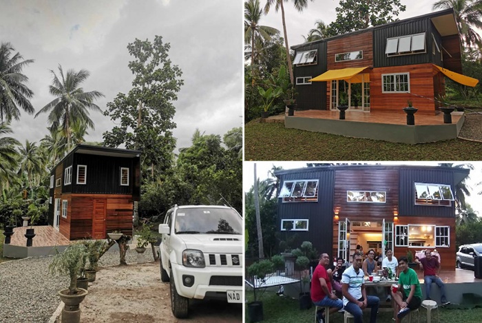 Придомовой участок превратился в место отдыха и встреч (La Casita Garcia, Филиппины).