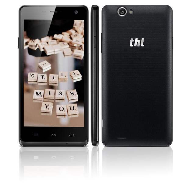 ThL Ultrathin 4400 4400mAh Big Battery 5.0 inch IPS 1280*720 MTK6582 Quad Core 1G RAM 4G ROM Android 4.2 GPS WCDMA Mobile Smart Phone