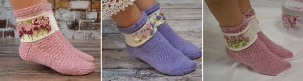 Вязаные носки — не самая популярная и обсуждаемая тема, но подборка фото в этом посте… Словом, здесь есть на что посмотреть!-16