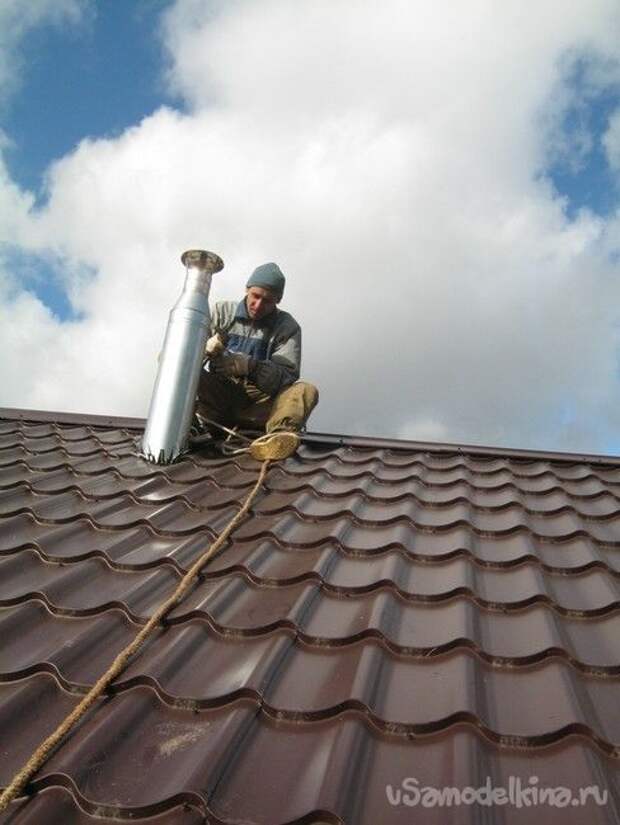 для чего белят печные трубы