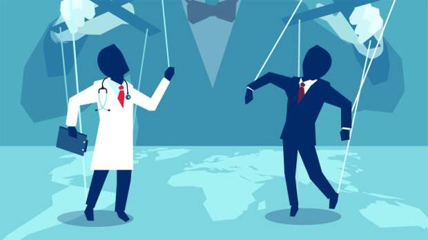 people as puppets