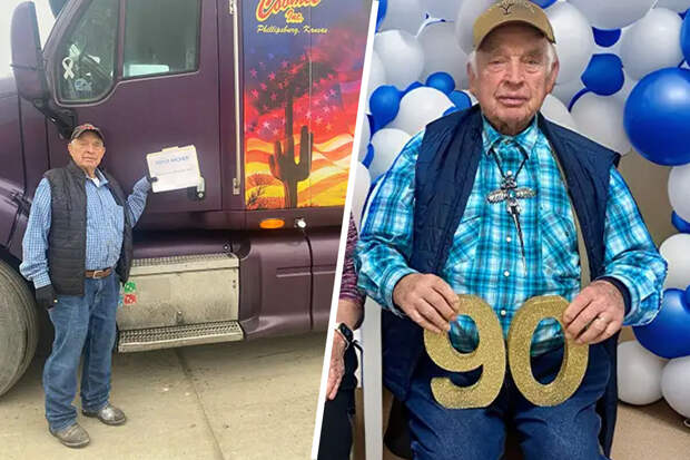 UPI: 90-летний американец попал в Книгу рекордов Гиннесса, став старейшим дальнобойщиком